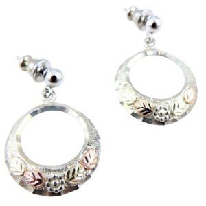 vintage 925 sterling silver and 10k gold black hil